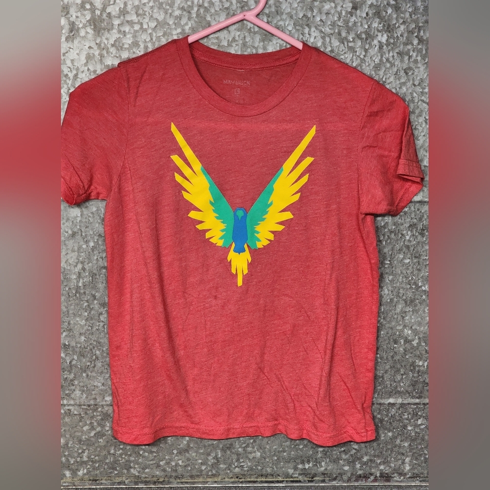 Maverick Bird By Logan Paul Red Tshirt Unisex Kids Large 2017
